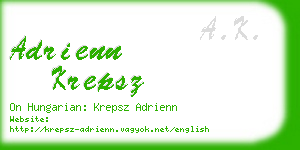 adrienn krepsz business card